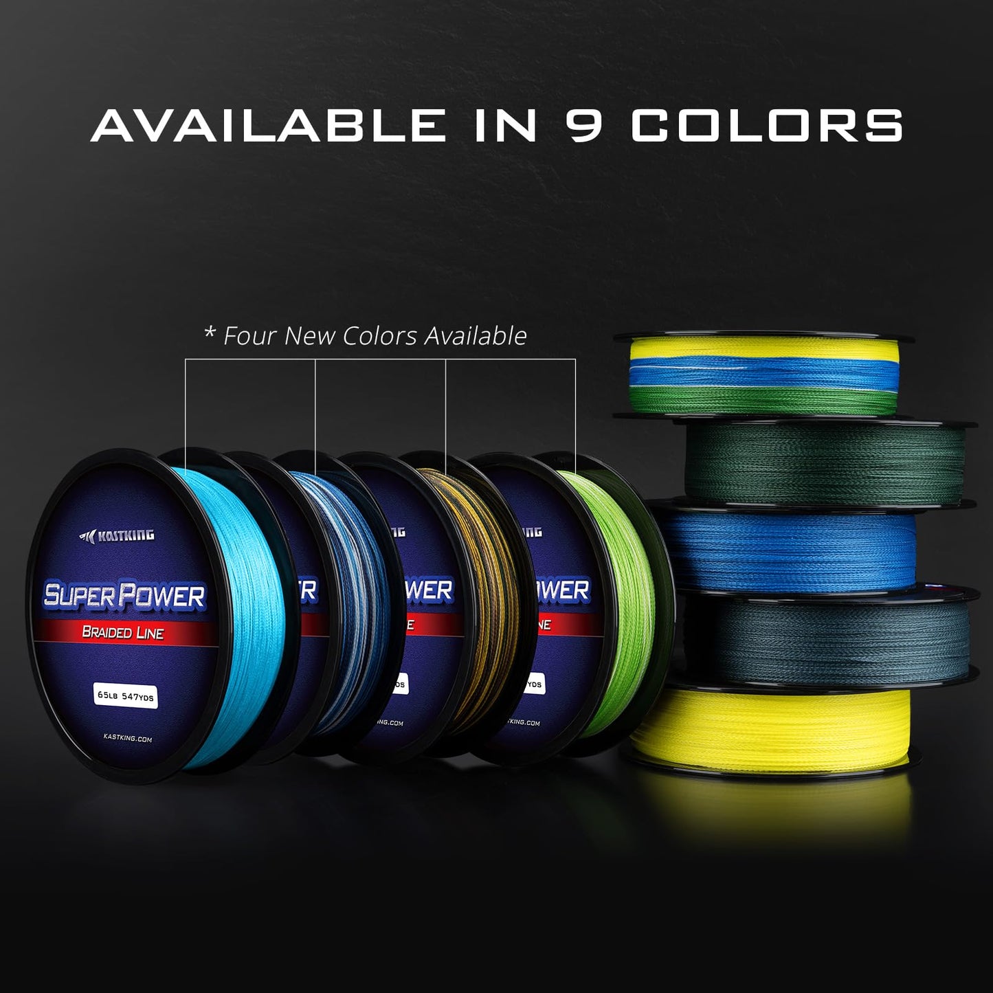 KastKing Superpower Braided Fishing Line, Grass Camo, 10LB, 1097 Yds