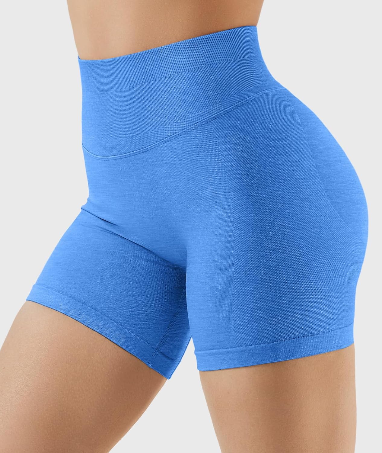 YEOREO Workout Shorts for Women - Scrunch Butt Lifting Seamless Design | 4.5" Gym & Running Shorts