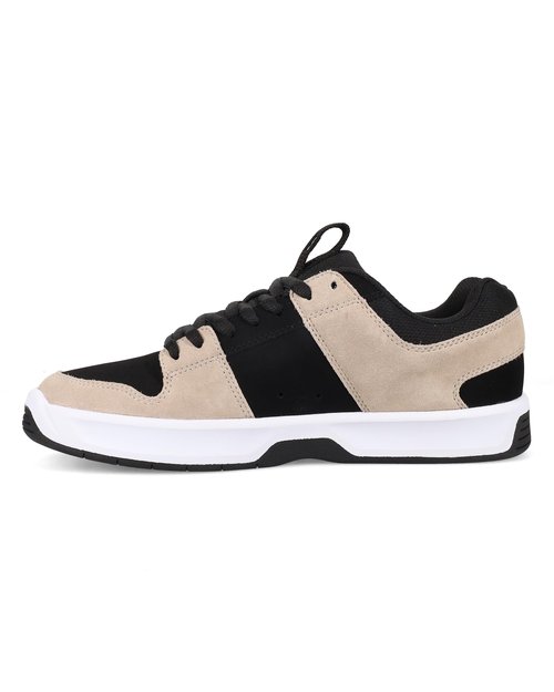 DC Men's Lynx Zero Skate Shoe, Black/Beige/White, 11.5