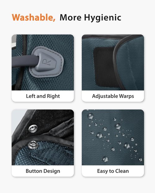 CINCOM Leg Massager - Heat & Compression Therapy for Circulation & Pain Relief | Calf Massager