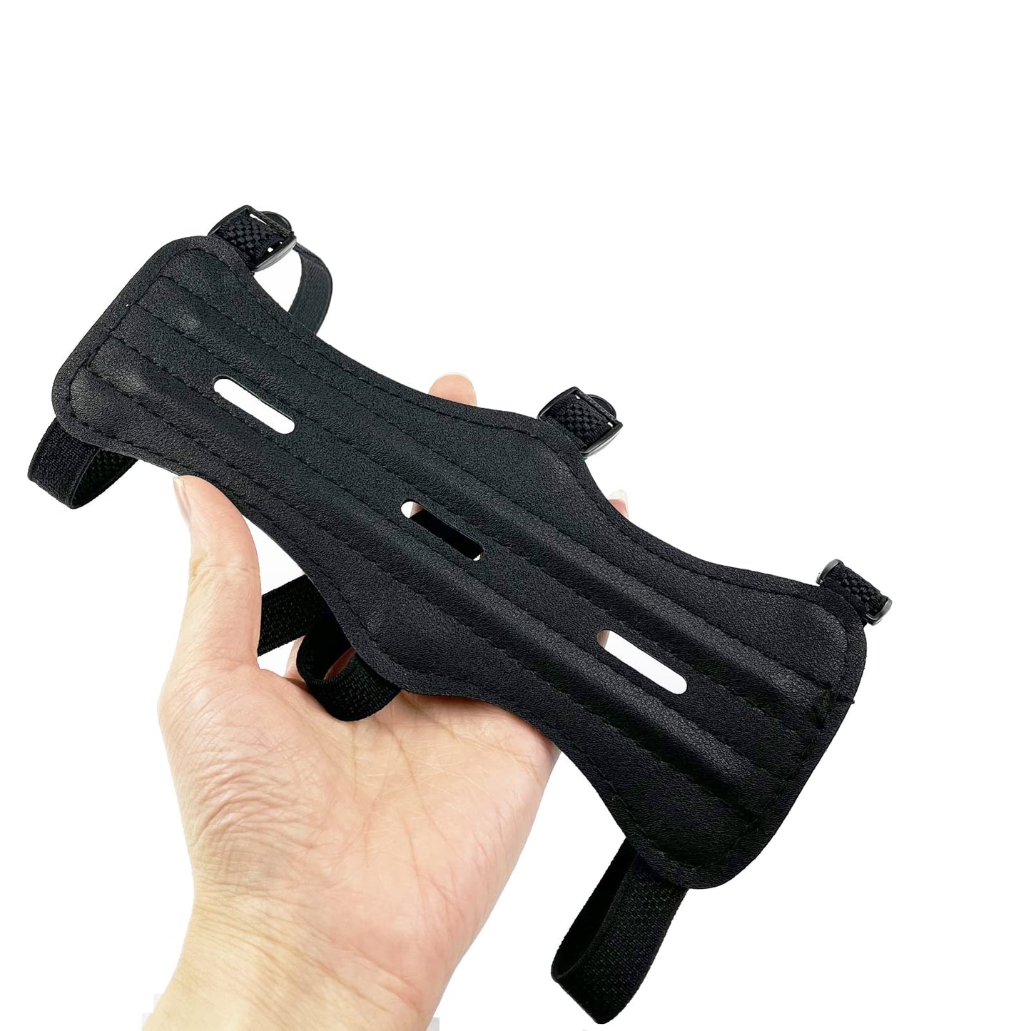 Zelerdo 2/5 Pack Archery Arm Guards Leather Forearm Protector Adjustable Bow Armguard