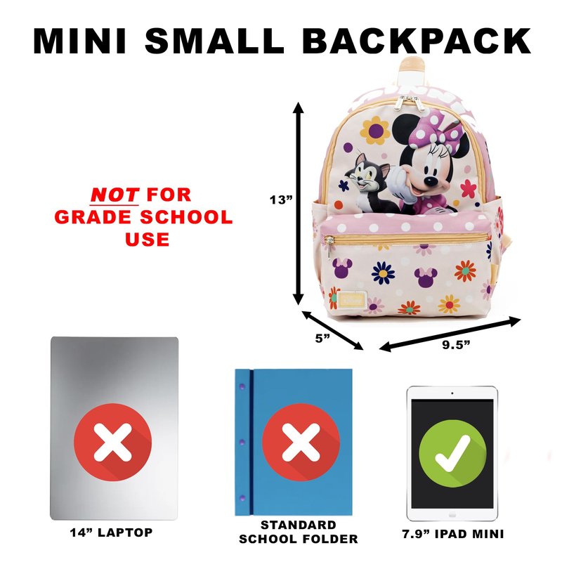Wondapop - Minnie Mouse 13" Deluxe Nylon Daypack