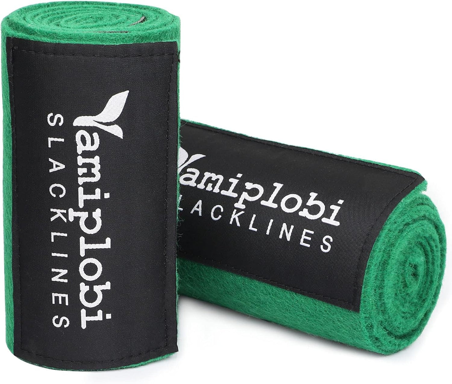 Tree Protector Kit - 60" x 6" Non-Slip Felt Wraps with Anti-Slip Straps | Ideal for Ziplines & Hammocks - Green