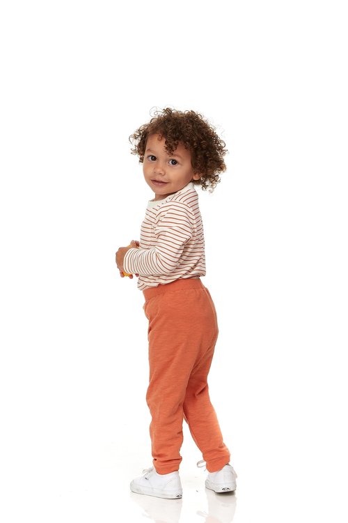 Cudlie 5-Pack Baby/Toddler Boys Jogger Pants - Lightweight Tapered Sweatpants - Lounge Jogger for Boys - 2T