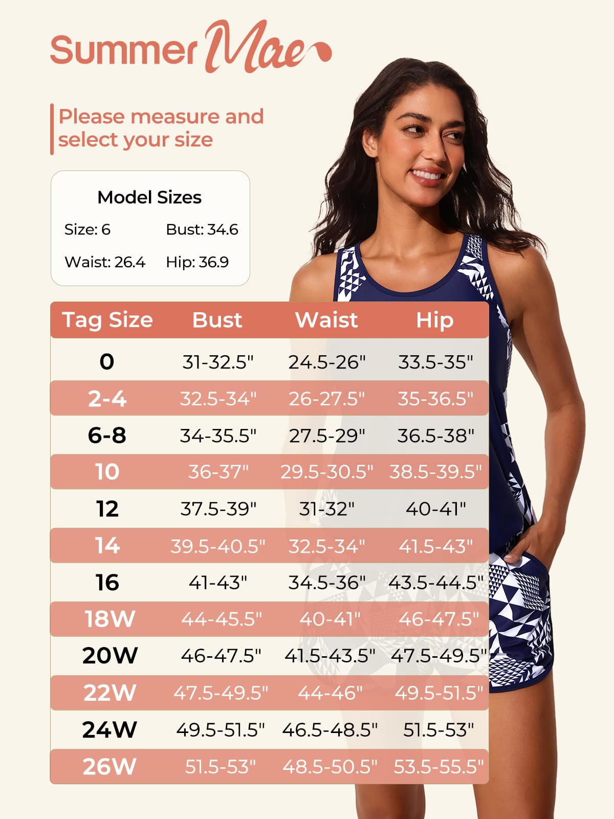 Summer Mae Blouson Women's Tankini Swimsuits Tummy Control Bathing Size 16