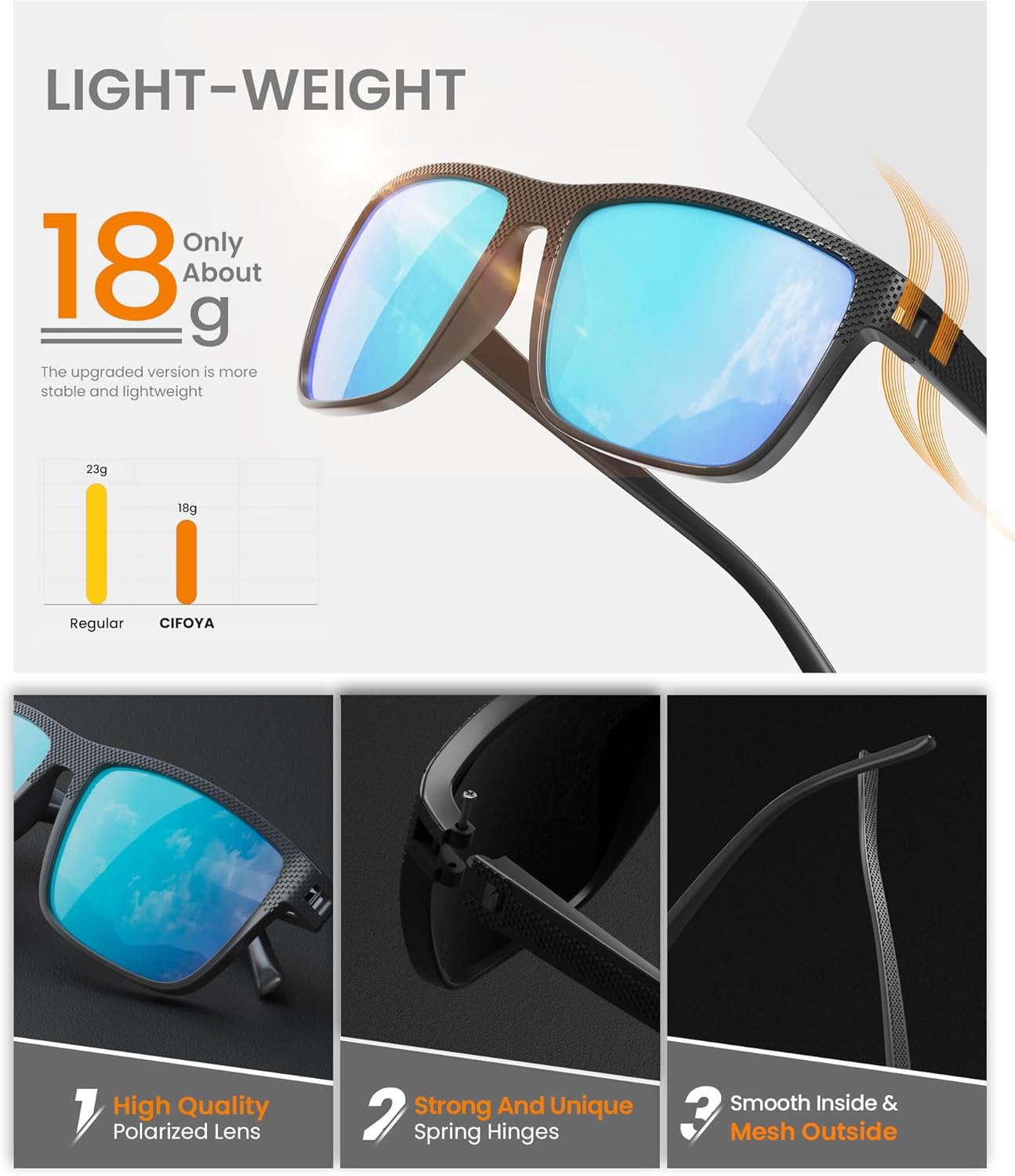 Skiennix Polarized Sunglasses - UV Protection for Men & Women | Ideal for Fishing, Driving, Golf - 5 Pack
