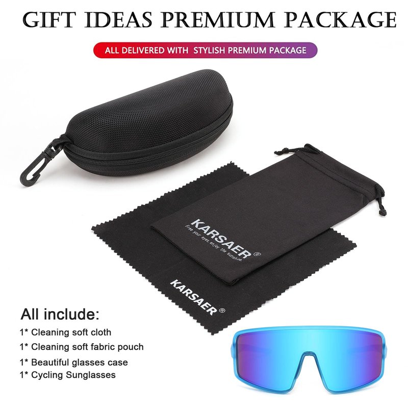 Karsaer Vision Men Women Sports Sunglasses Cycling Glasses Baseball Sunglasses for Youth Kids Teens Boys Girls