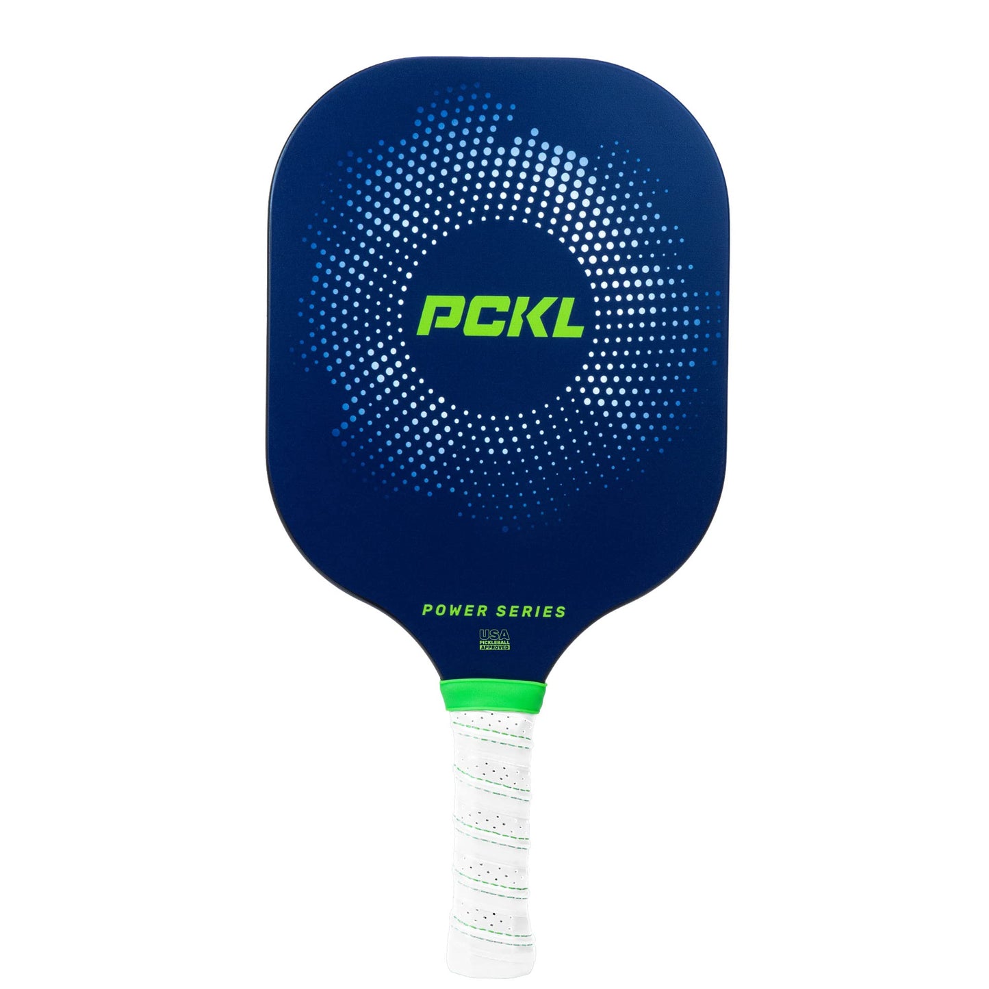 PCKL Pickleball Paddle Pro Series and Power Series | USA Pickleball Approved | Graphite Carbon Face | Edgeless Design | Choose Blue or White Pickleball Paddle