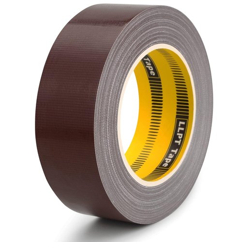LLPT Duct Tape - Premium Heavy Duty 1.6 Inches x 108 Feet - Easy Tear, Strong Adhesive for Moving & DIY Projects - Dark Brown