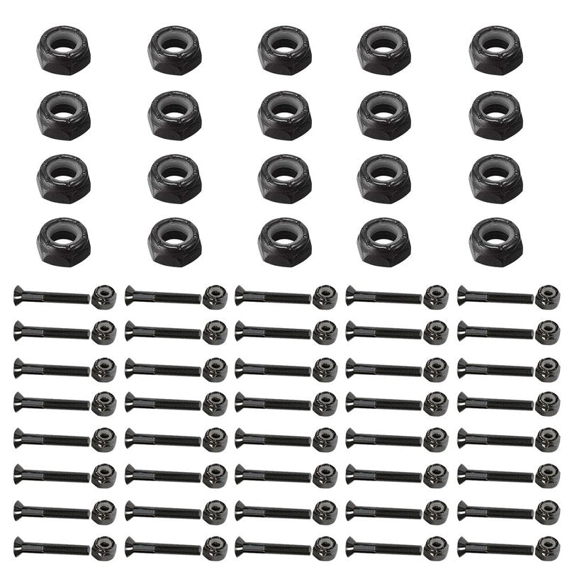 YIYIMIMO Skateboard Hardware Set,Axie Nuts and Allen Screws with Nuts Hardware Set, Manual Shortboard Components for Beginners to Advanced
