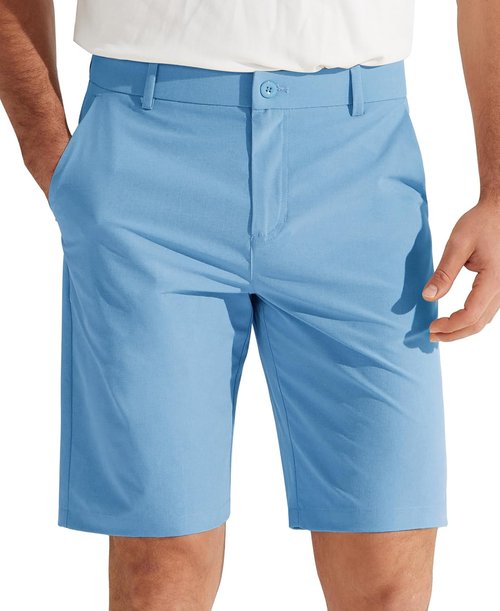Libin Men's Golf Shorts - Lightweight Quick-Dry Casual Flat Front Hybrid Shorts | 7"/9" Sizes Available