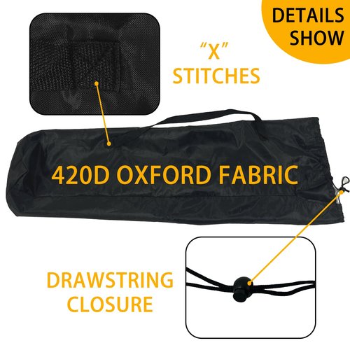 Bolosy Large Camping Chair Bag Replacement Bag, Replacement Carrying Bag for Camp Chairs, Lawn Chairs, Hammock, Yoga Mat, Tents, Tripods, 420D Oxford Fabric, 41"x10.5"x8.5"