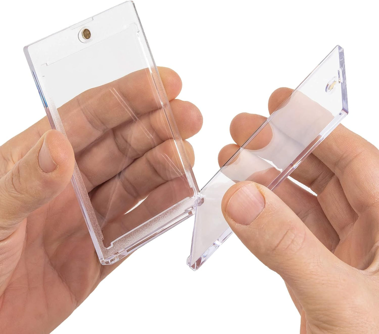 Vault X Magnetic Card Holders - 75pt One Touch Hard Cases with UV Protection | Clear Display for Trading Cards (5 Pack)