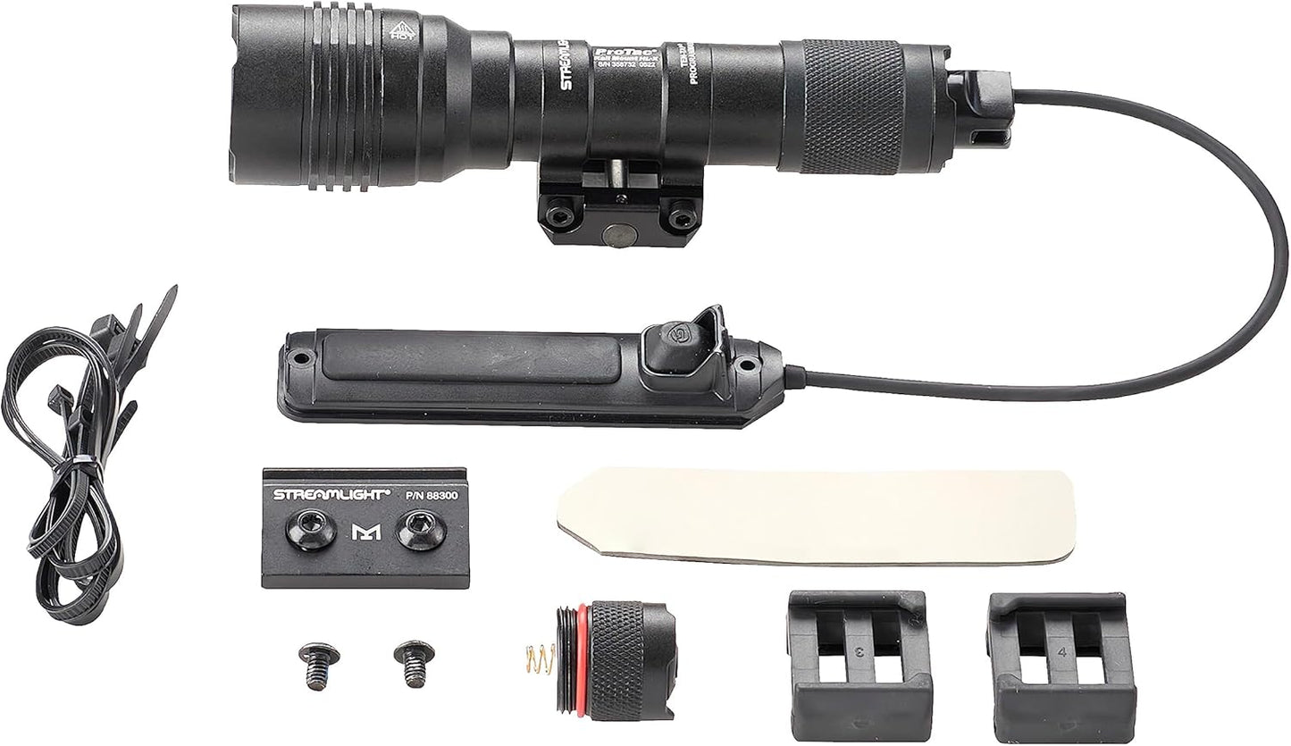 Streamlight ProTac Rail Mount HL-X Tactical LED Flashlight - 1000 Lumen, Programmable, Black