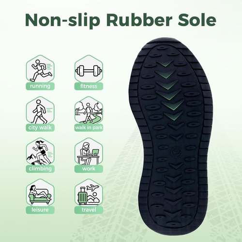 IIV Women's Walking Shoes - Arch Support Athletic Sneakers for Plantar Fasciitis | Comfortable All-Day Wear, Sizes US 5.5-11