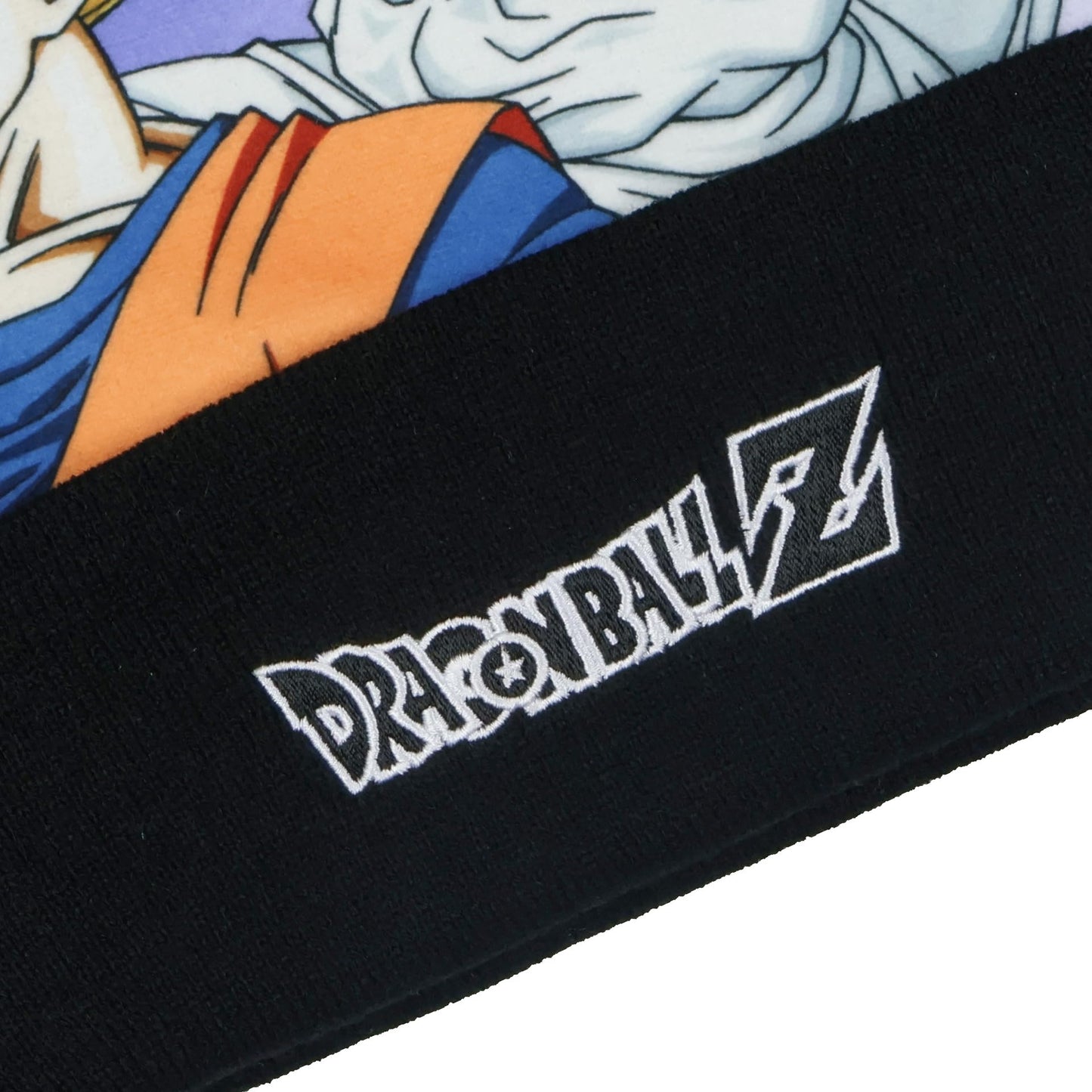 Dragon Ball Z Beanie Super Saiyan Goku Gohan Sublimation Fleece Knit Cuffed Hat Multicolored