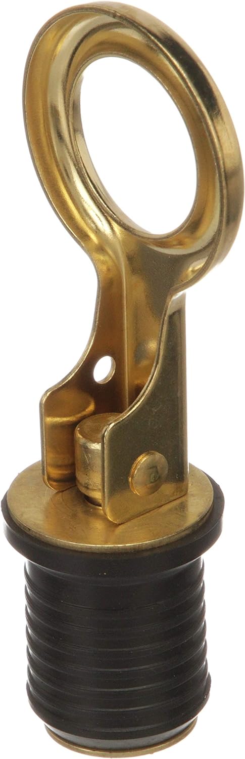 Attwood Snap-Handle Drain Plug - Durable Design for Easy Use | Perfect for Boats and Watercraft