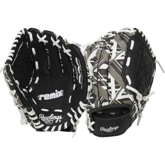 Rawlings | REMIX T-Ball & Youth Baseball Glove | Right Hand Throw | 9" | Black
