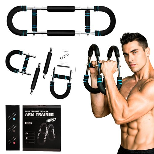 DUNOXA Chest Workout Equipment - Twister Arm Trainer, 30/45/60LB Fitness Equipment, Home Gym Accessories for Men & Women, Forearm Strengthener at Home Workout Equipment