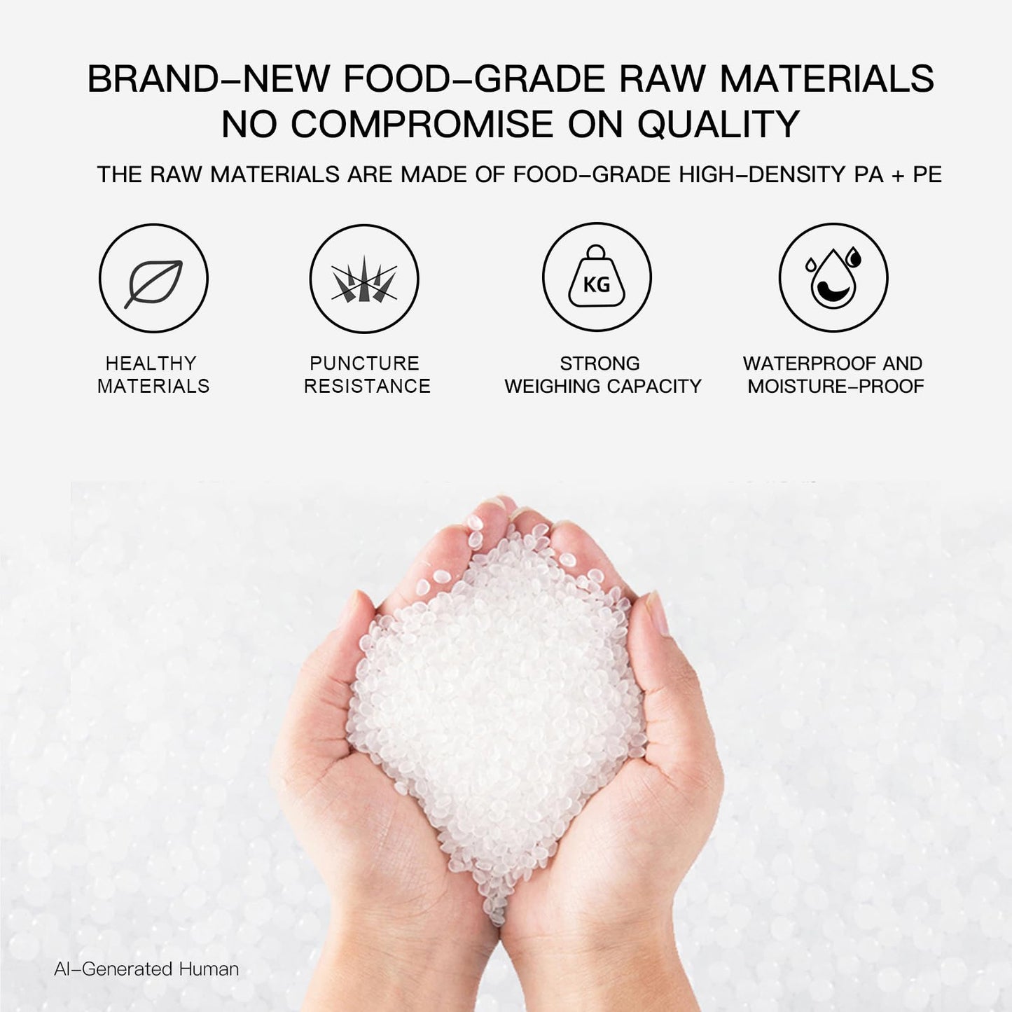 MEGAWISE Vacuum Sealer Bags (11''x 14''-100pcs) for Food Freshness Preservation, BPA Free Vacuum Storage Bags for Food or Sous Vide, Seal a Meal,Double-Sided Texture, Double Lock Freshness (100 count)