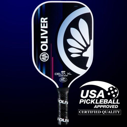 Pickleball Paddle Delta XL Lite – Fiberglass Surface, 13mm Polypropylene Honeycomb Core, Ergonomic Grip, USAPA Approved – Maximum Sweet Spot, Power, Spin, and Control