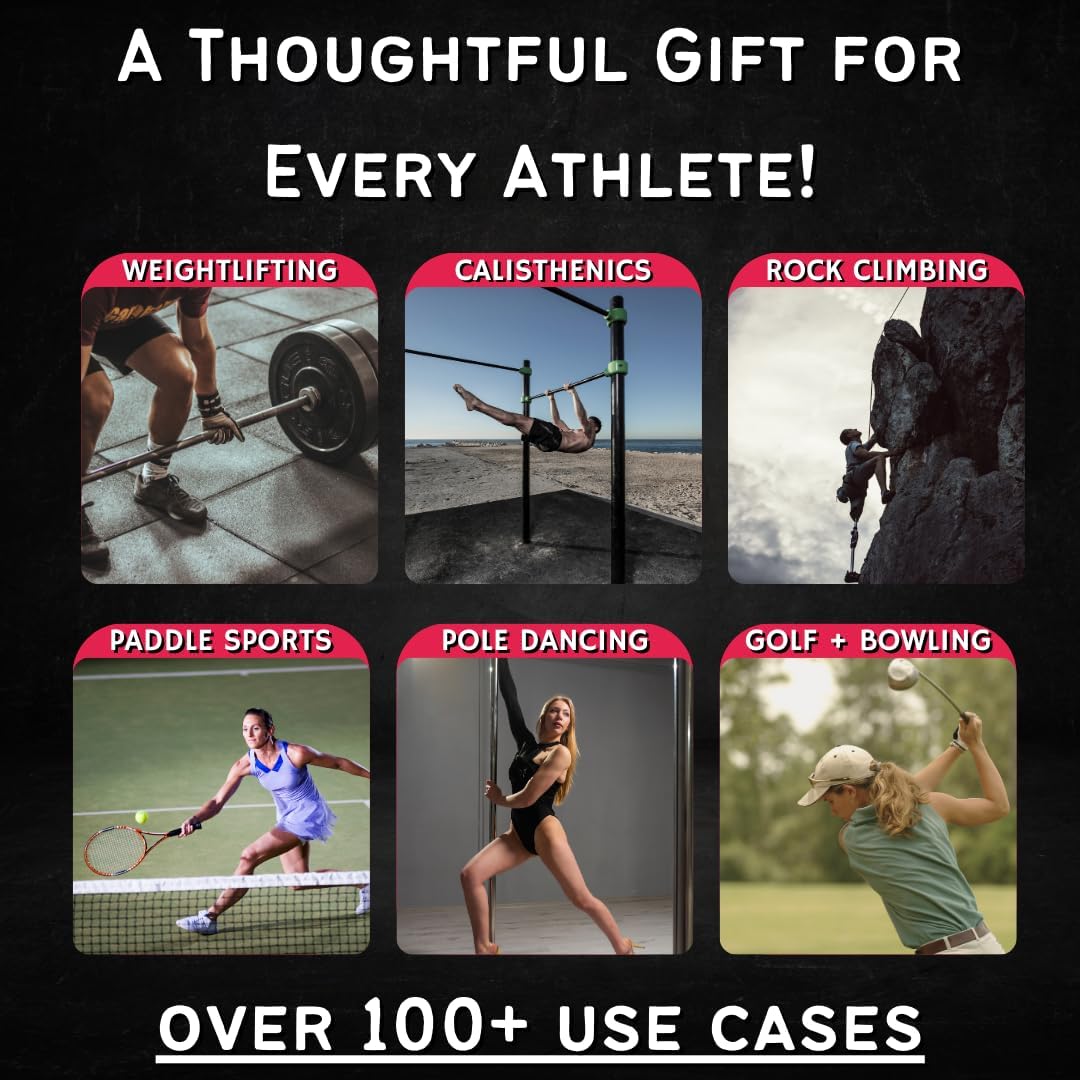PowerGrip Liquid Chalk - Sweat-Proof Grip Enhancer for Weightlifting, Rock Climbing & Gymnastics