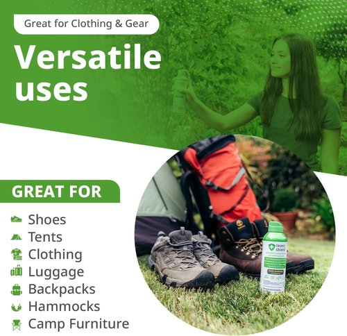 Insect Shield Premium Permethrin Spray - Effective Tick, Flea & Mosquito Repellent | Lasts 60 Days, 6 Oz Clear Aerosol