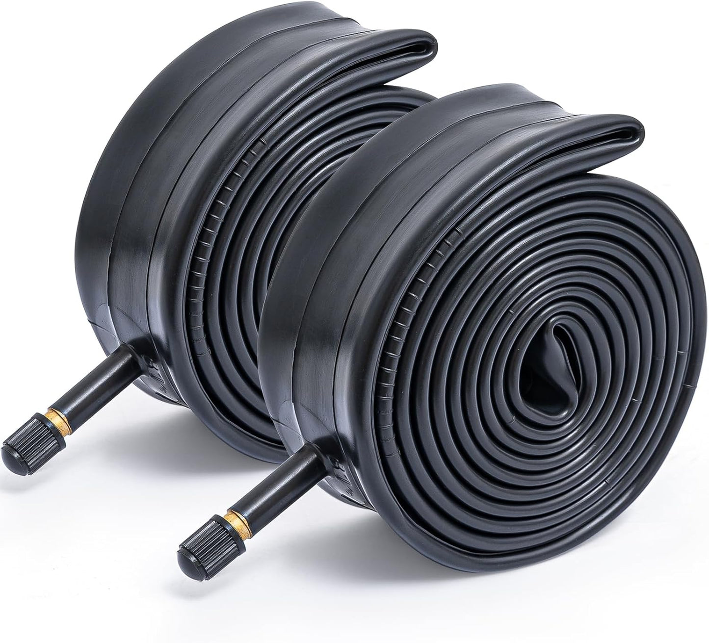 Reliable 24" Bike Tubes - 2 Pack of 24 x 1.75-2.125 Inner Tubes with AV32mm Schrader Valve for All Cycling Types