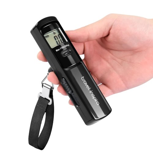 Battery-Free Luggage Scale - Portable Handheld Suitcase Weight Scale | 110 lbs/50 kg Capacity