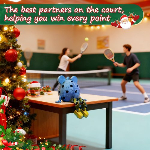 SKYPURE Z40 Outdoor Pickleball Balls for Clubs/Ball Machines (Christmas Pickleball Buddy, Christmas Pickleball Buddy)