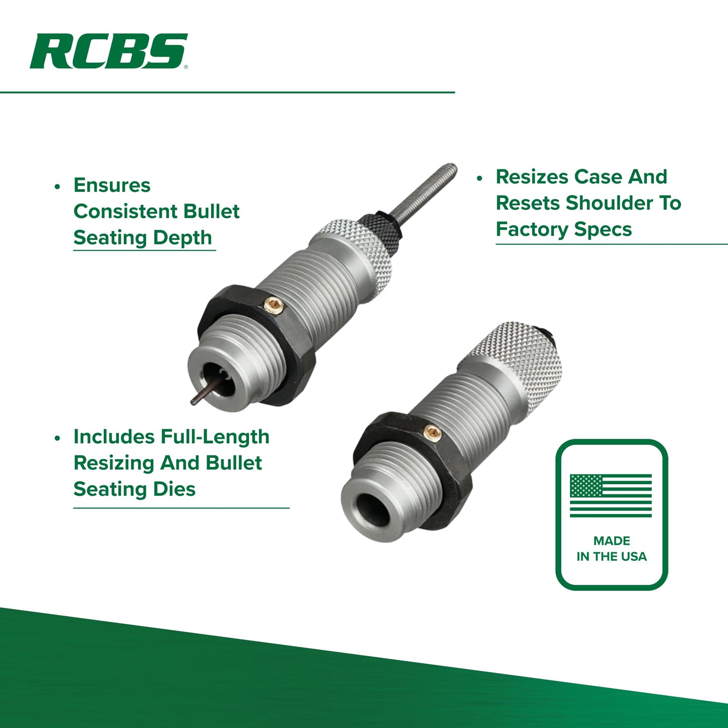 RCBS FL Die Set, 7.7-mm x 58-mm Japanese Arisaka