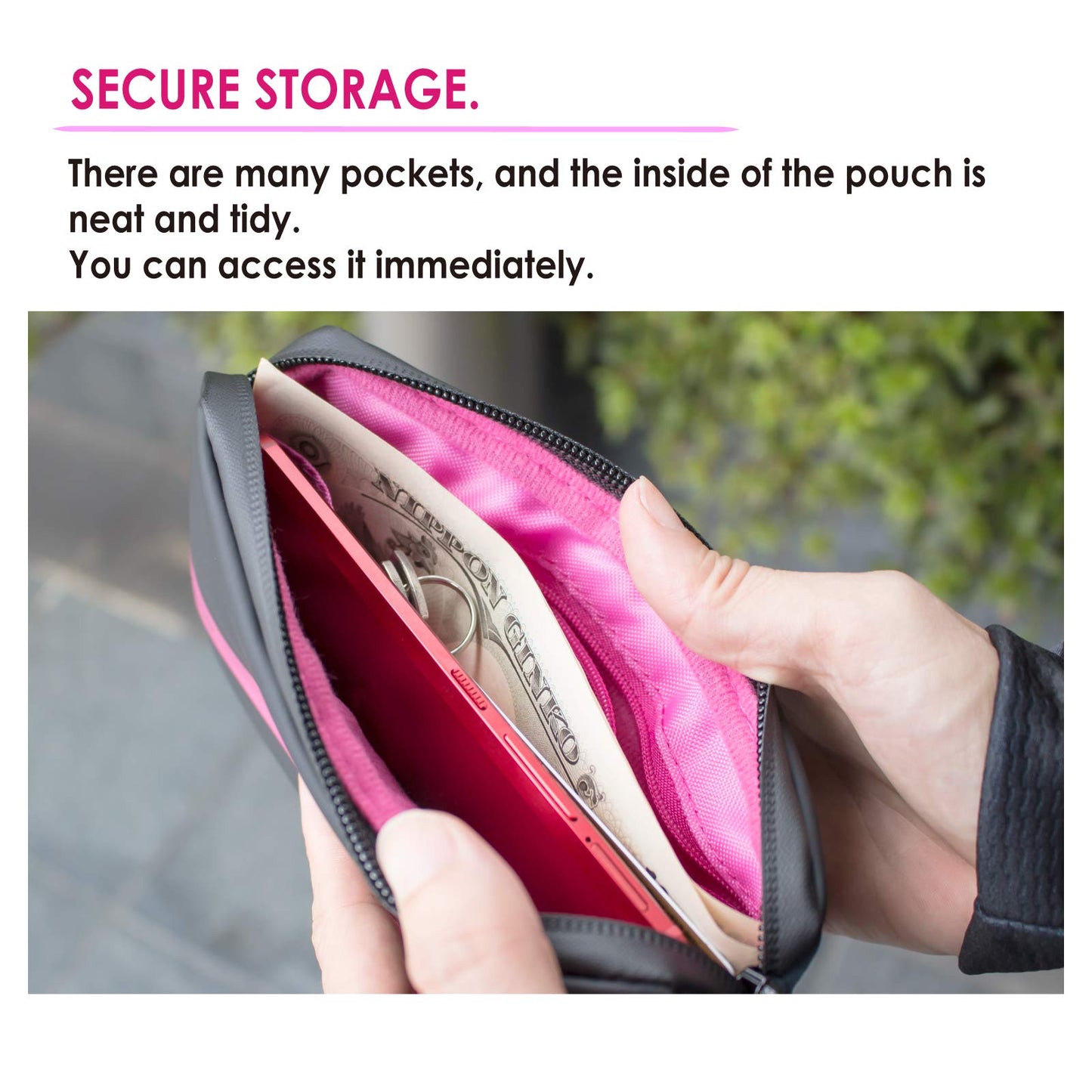 GORIX Cycling Pouch Cycle Bag Waterproof Mobile Phone Case Road MTB Bike Bicycle (BKPI(Global Edition)) (Gray)