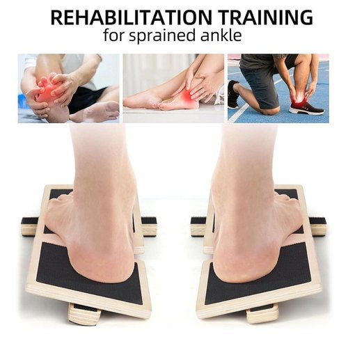 Adult Ankle Enhancement Trainer Single Leg Balance Board Suitable for Foot Sprain Yoga Stretch