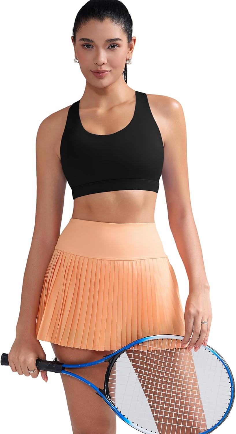 RUNNING GIRL Sports Bras for Women - Padded Criss-Cross Back Design with Removable Cups for Medium Support