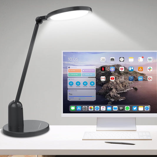 Ultra Bright Dimmable Desk Lamp for Home Office - 1000LM Eye-Caring Light with Timer & Adjustable 3000K-6000K