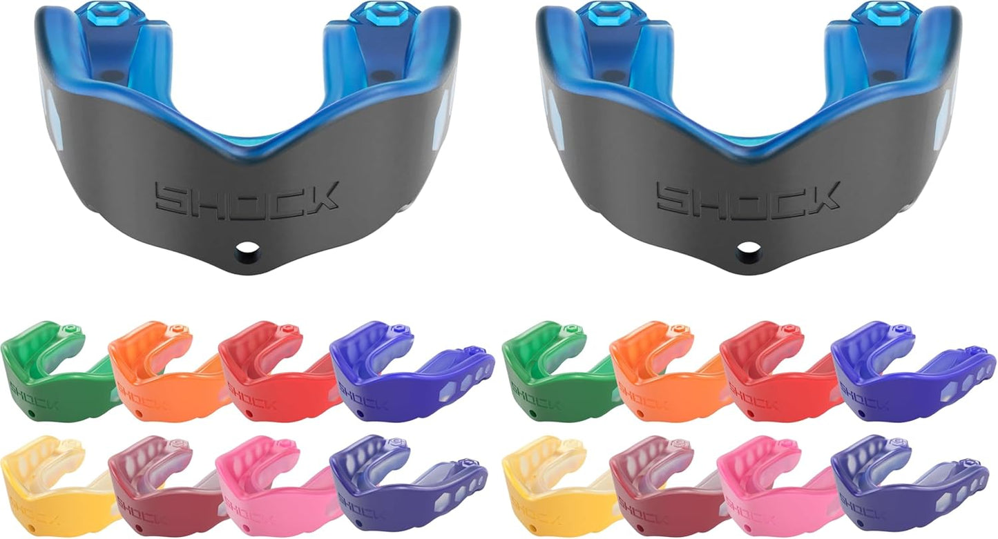 Shock Doctor Mouth Guard - Gel Max Heavy Duty Protection for Sports | Custom Fit for Adults & Youth