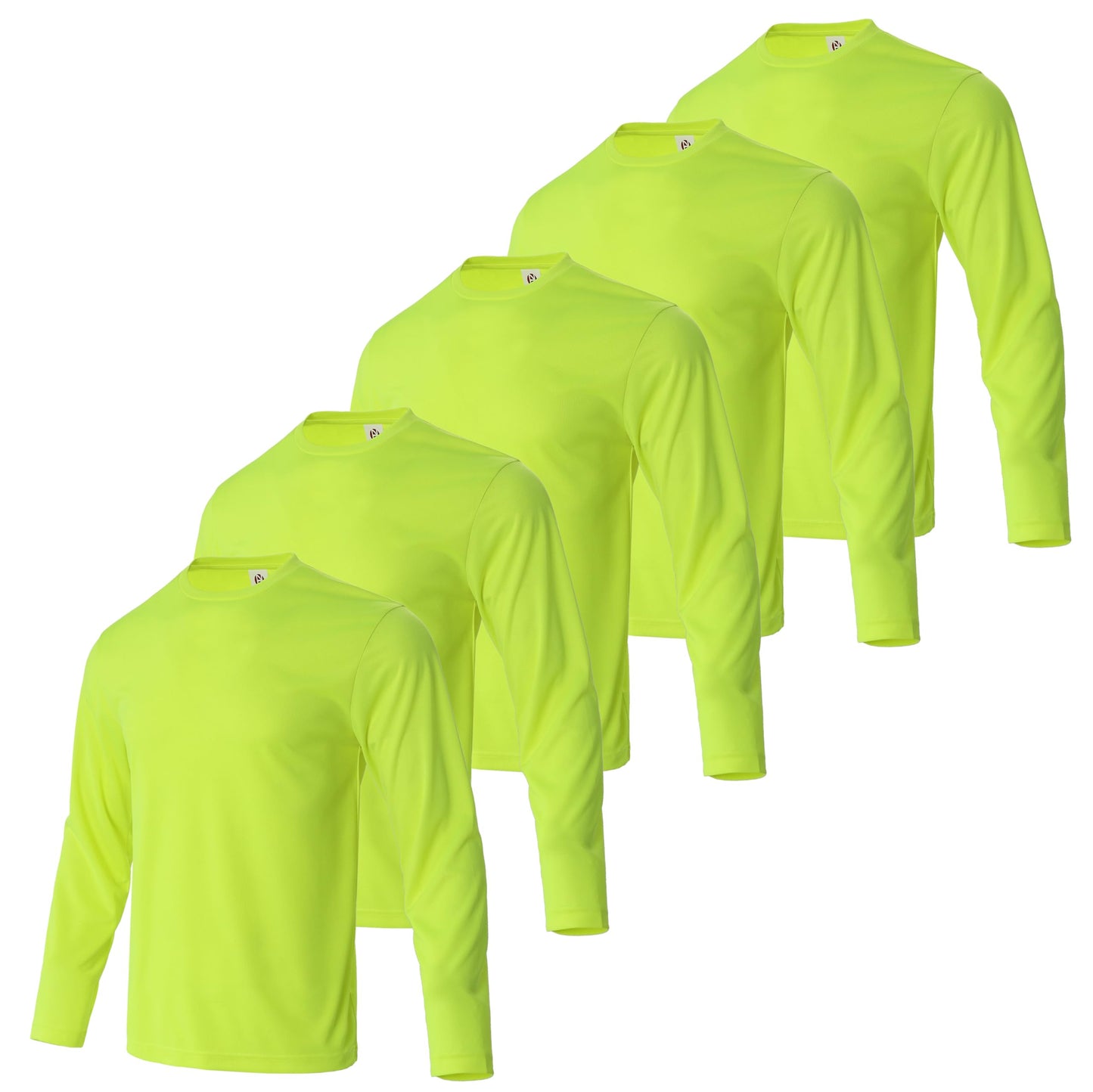 Gary Com Men Long Sleeve T-Shirts Pack Quick Dry Athletic Running Activewear Workout Tee UPF 50+ Sun Protection Shirt for Men