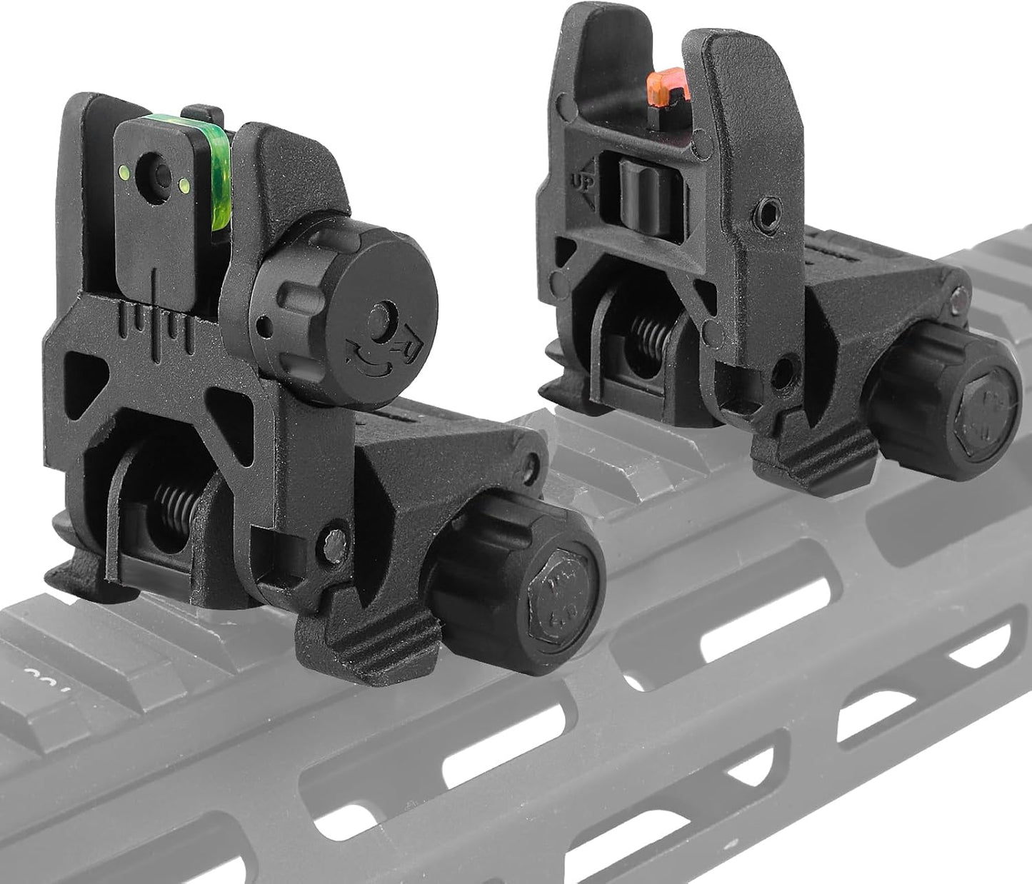 Skiennix Flip-Up Sight - Lightweight Front and Rear Sights for Enhanced Accuracy
