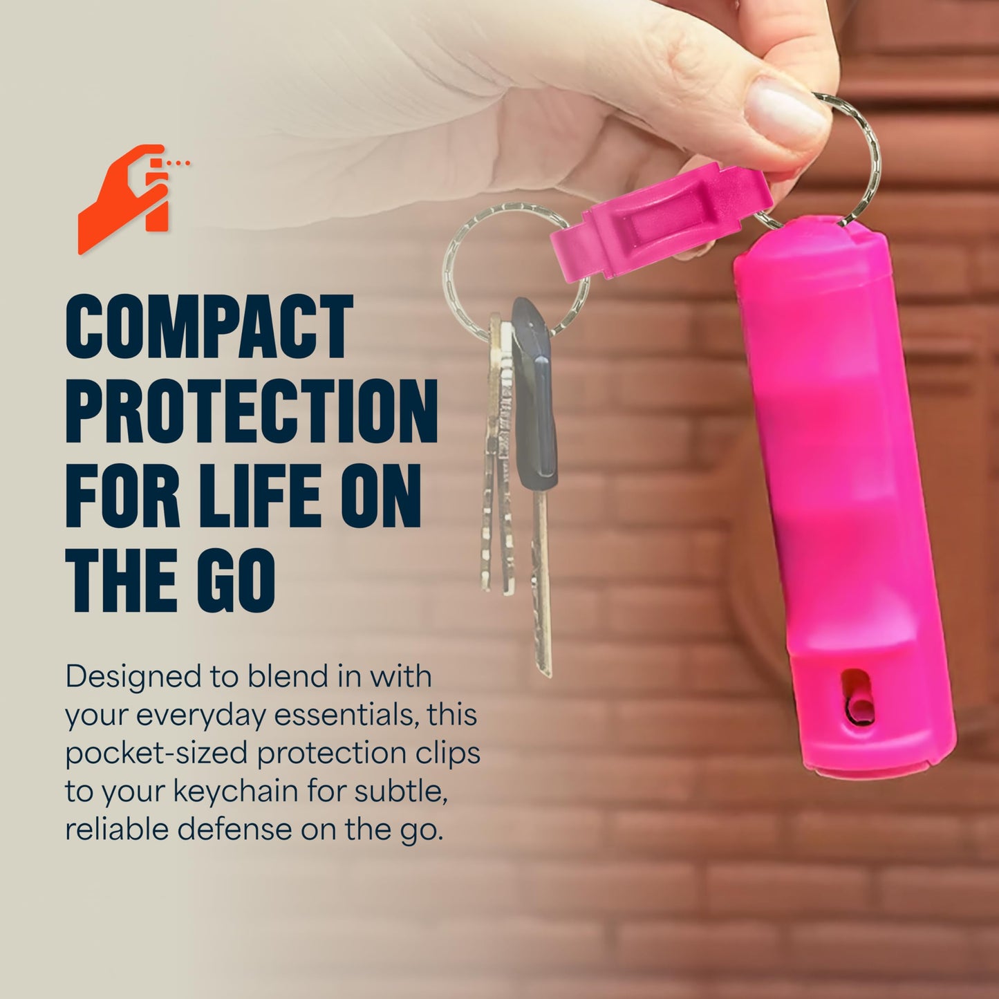 Mace Ergo Stun Gun & Mace Pepper Spray Kit - Rechargeable Stun Gun with Bright LED Light, 12 Feet Range Hard Case Model (0.42 oz) Self Defense Pepper Spray for Women & Men - Pink