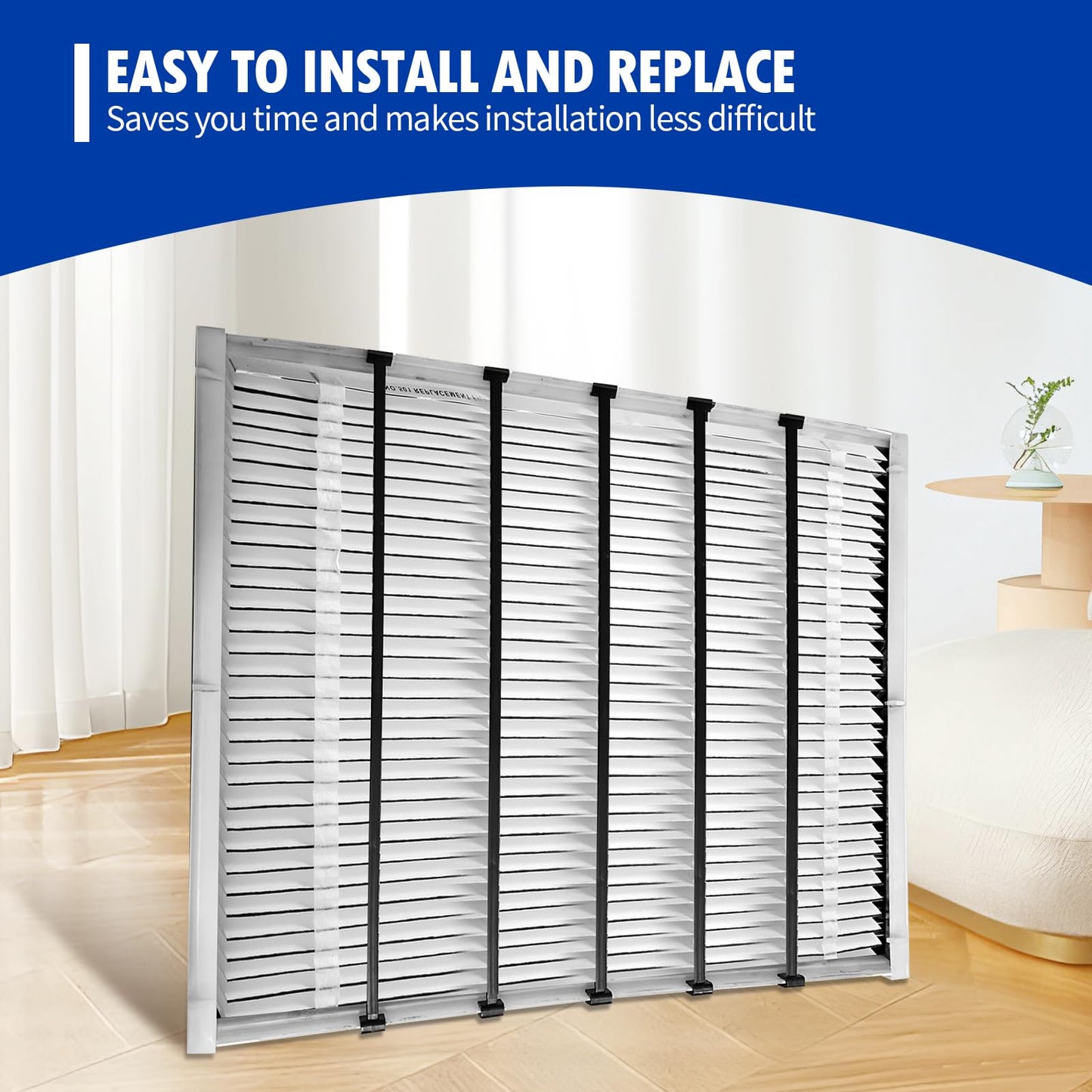 Senowi 3 Pack 501 Replacement Filter Compatible with Aprilaire 5000 Whole-House Air Purifier, MERV-15 Equivalent Furnace Filter, 16x25x6 Air Filter