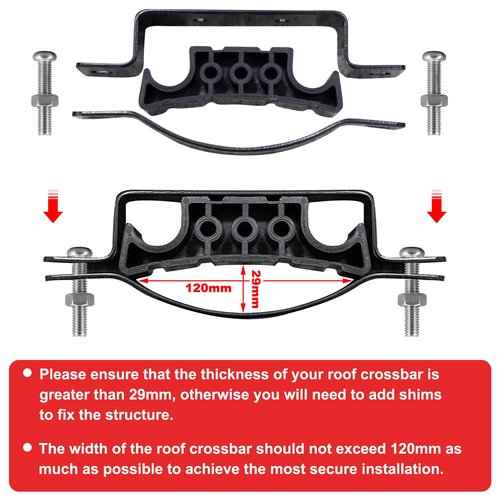Racketon 74” x 39” x 8” Small SUV Roof Rack Cargo Basket
