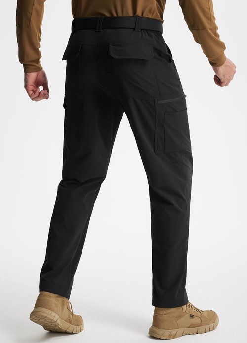 Libin Men's Cargo Pants - Water Resistant Tactical Hiking Trousers with 9 Pockets