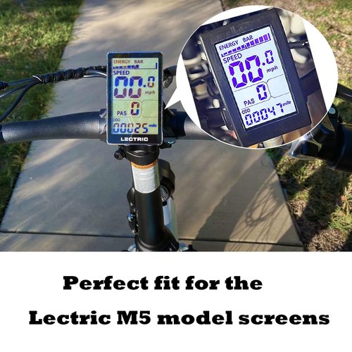 JILINWEI Blue Protective Edge Guard for M5 Lectric XP, Bike Display Cover