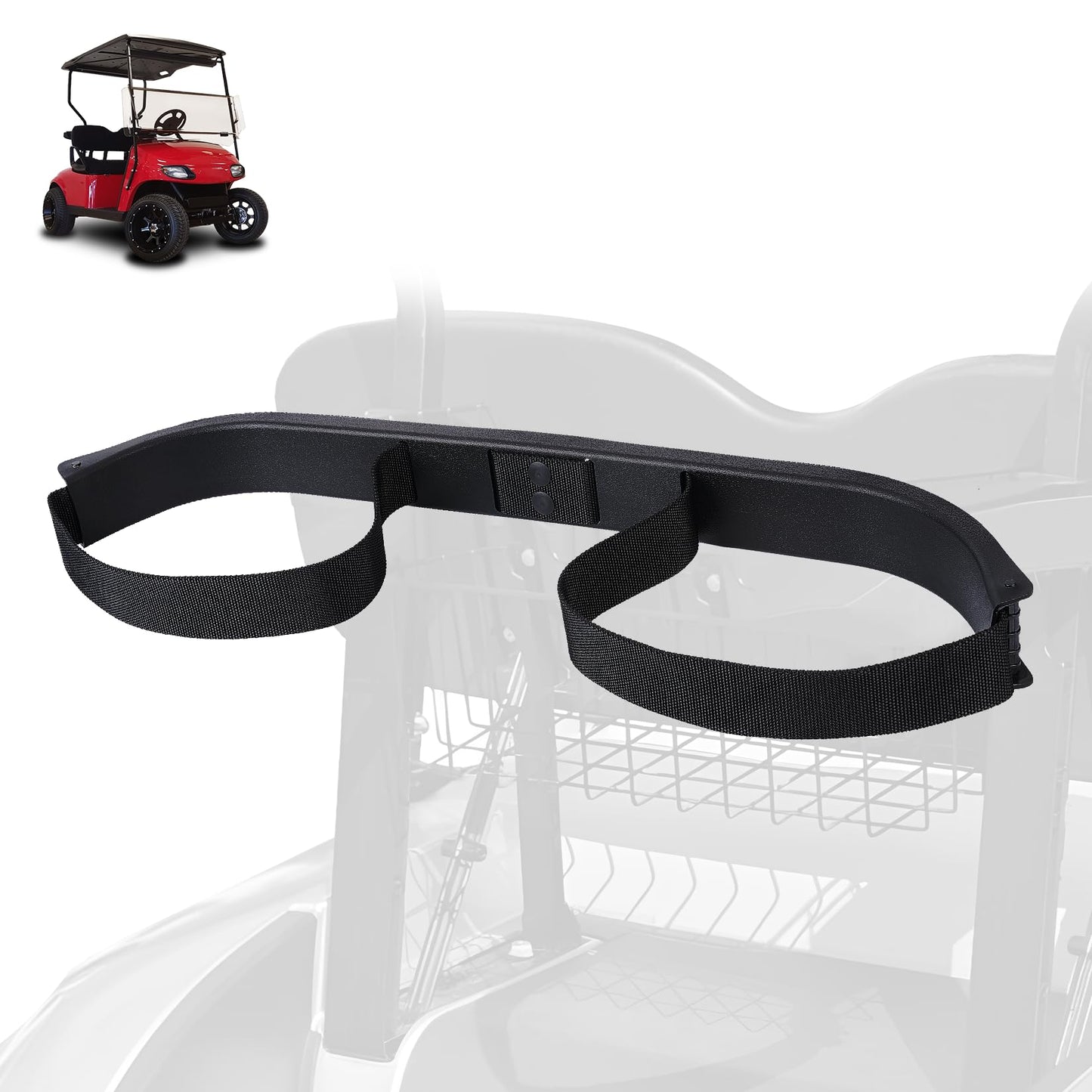 DRIVE UP Golf Cart Bag Holder Bracket for EZGO TXT 1994-Up Gas and Electric Golf Cart Bag Strap Rack Assembly OEM 71851-G01