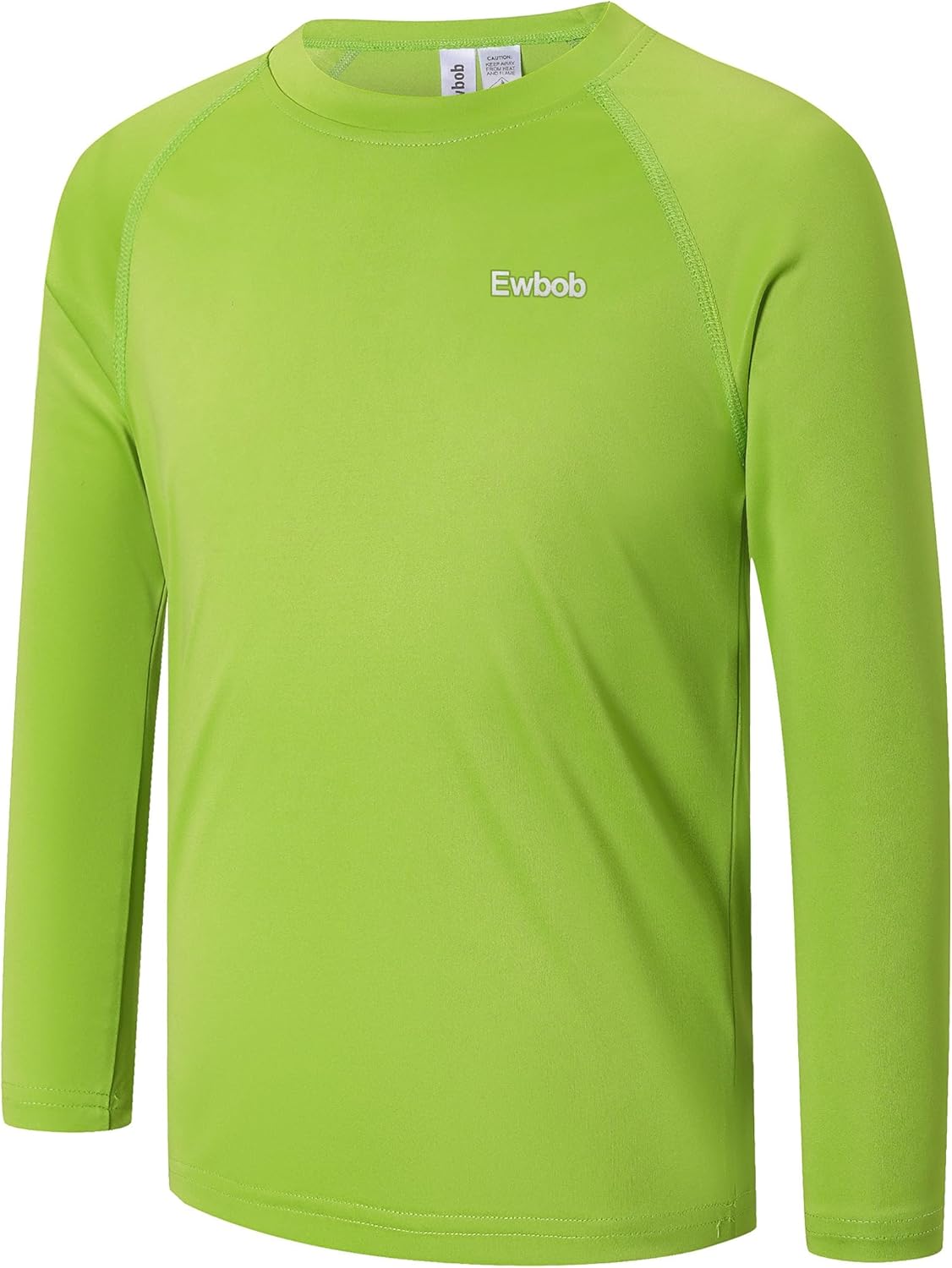 UPF 50+ Boys Swim Shirt - Long Sleeve UV Sun Protection Rash Guard for Ages 3-14