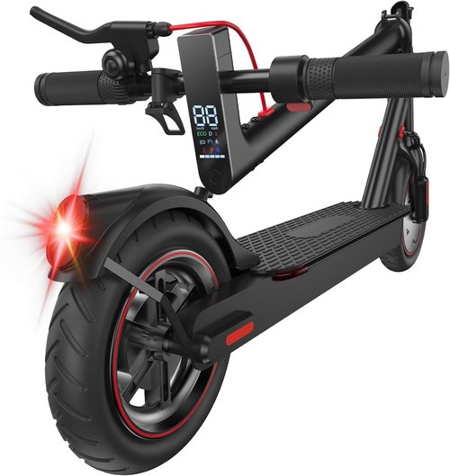 Electric Scooter by [Brand Name] - 500W Motor, 23 Miles Range, 21 MPH Speed, Foldable & Lightweight