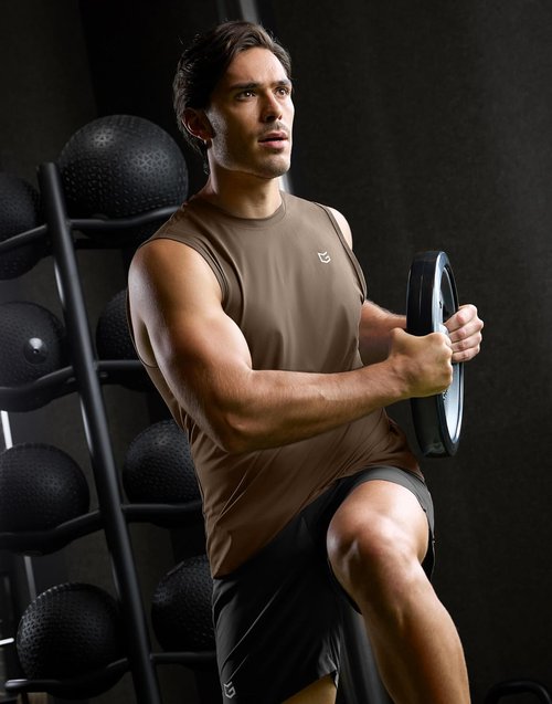 G Gradual Men's Workout Tank Top - Moisture-Wicking Muscle Shirt for Gym & Summer Casual Wear