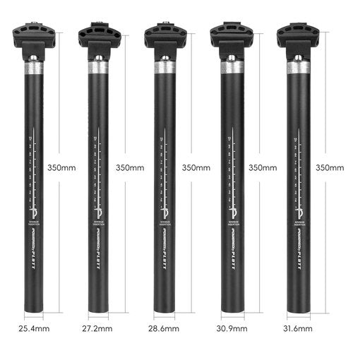 PLATTBK Bike Seat Post 25.4/27.2/28.6/30.9/31.6 350mm Aluminum Alloy Road Bike MTB Seatpost,28.6mm