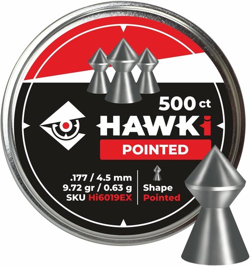 Hawki Airgun Pellets - Precision Target Shooting & Hunting | High Performance, .177 Caliber