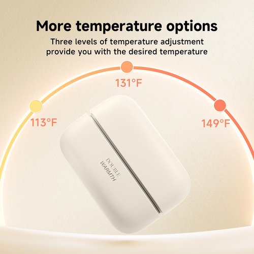 Hand Warmers Rechargeable 2 Pack, AI Electric Handwarmers, Portable Pocket Heater, Gifts for Christmas, Outdoor, Hunting, Golf, Camping Accessories
